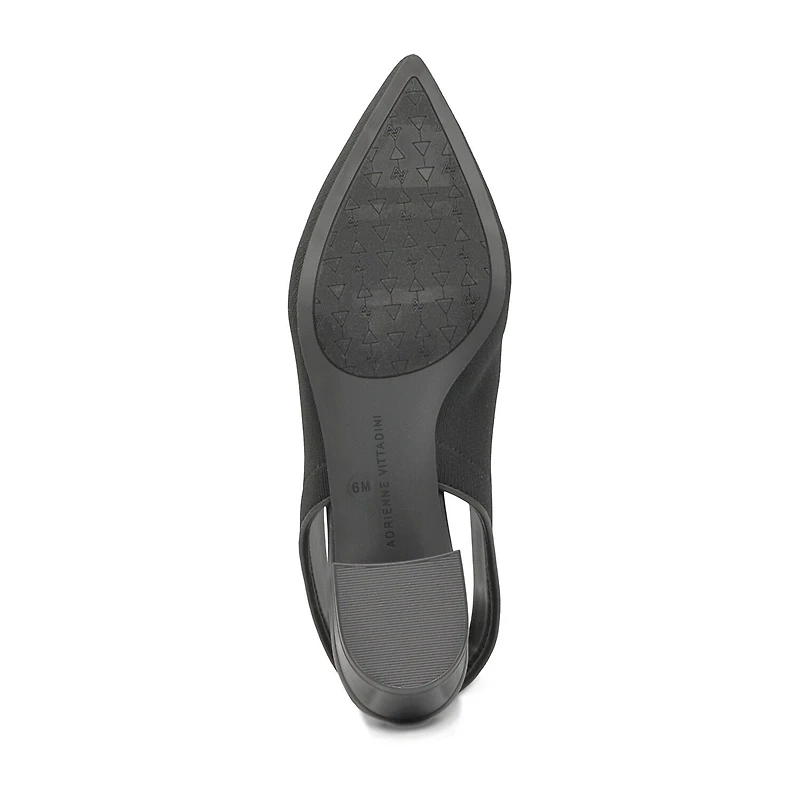 Adrienne Vittadini Gotham Womens Pointed Closed Toe Block Heel Pumps