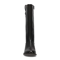 Frye and Co. Womens Charlize Stacked Heel Riding Boots