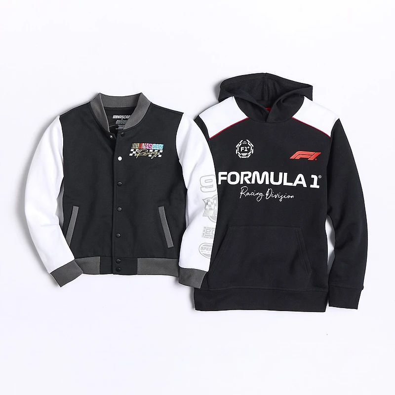 Formula 1 Little & Big Kid Boys Long Sleeve Fleece Hoodie