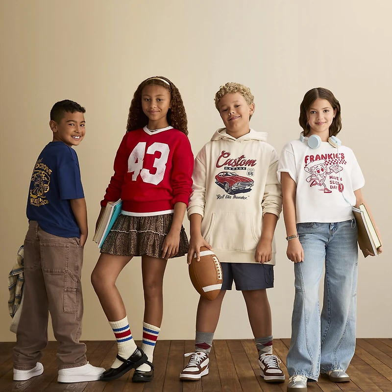 Thereabouts Little & Big Kid Boys Adjustable Waist Carpenter Jean