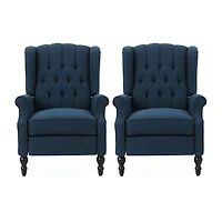 2-pc. Tufted Roll-Arm Recliner