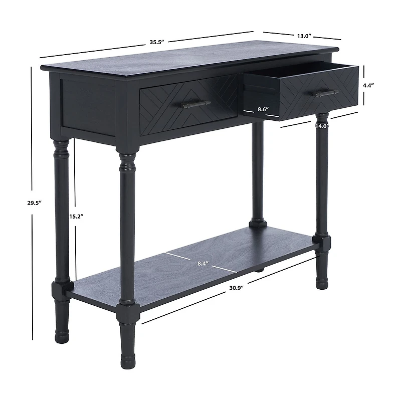 Safavieh Peyton Storage 2-Drawer Console Table