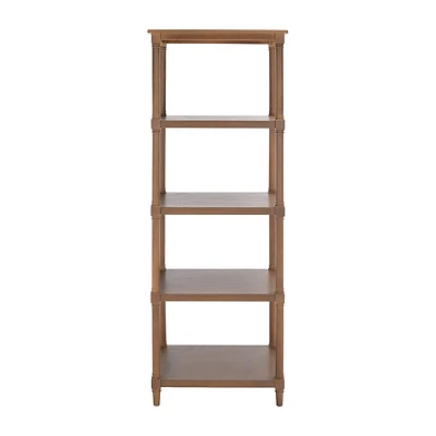 Safavieh Odessa Storage Wood 4-Shelf Etagere Bookshelf