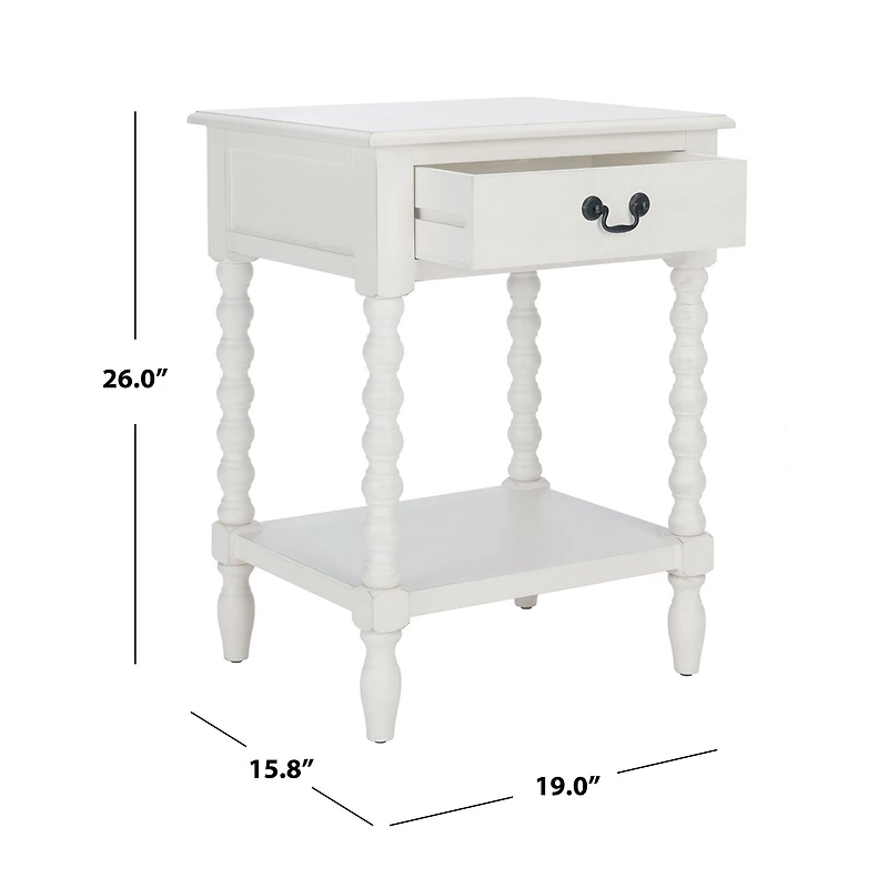 Safavieh Athena Storage 1-Drawer End Table