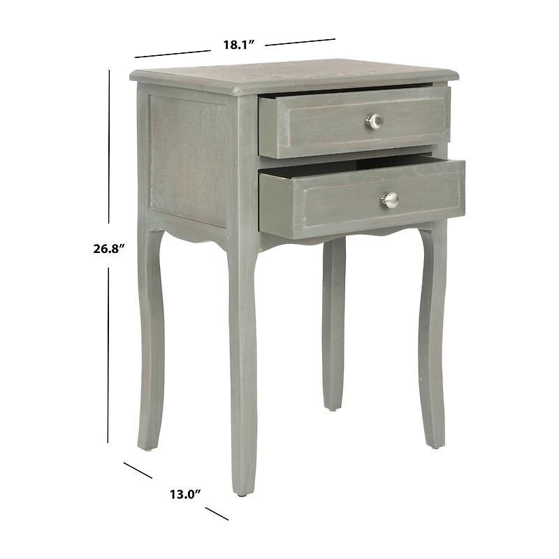 Safavieh Lori Storage 2-Drawer End Table