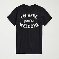 Mens Crew Neck Short Sleeve Regular Fit Big and Tall Graphic T-Shirt