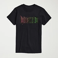 Mens Crew Neck Short Sleeve Regular Fit Wicked Big and Tall Graphic T-Shirt