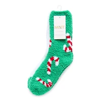 Mixit Cozy Womens 2 Pair Crew Socks
