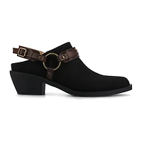 Journee Collection Womens Pointed Closed Toe Mules
