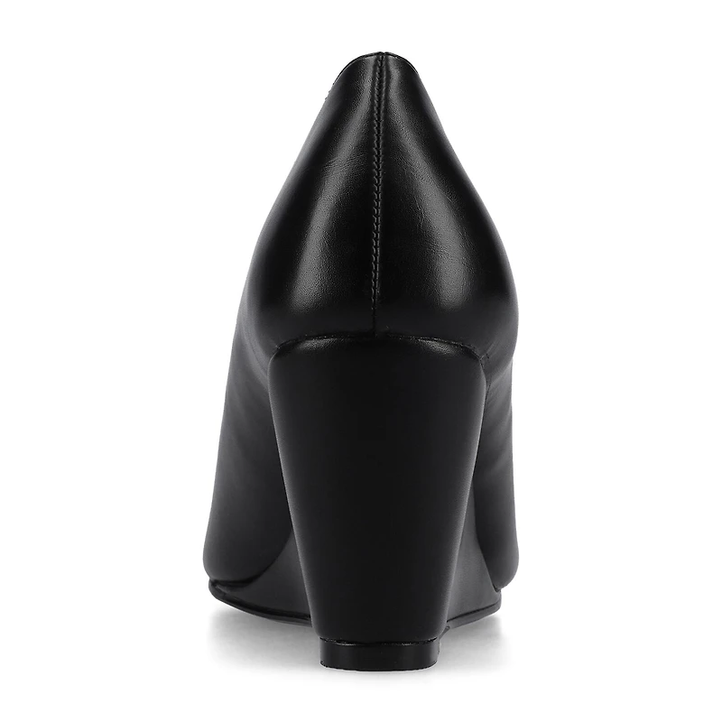 Journee Collection Womens Pointed Closed Toe Wedge Heel Pumps