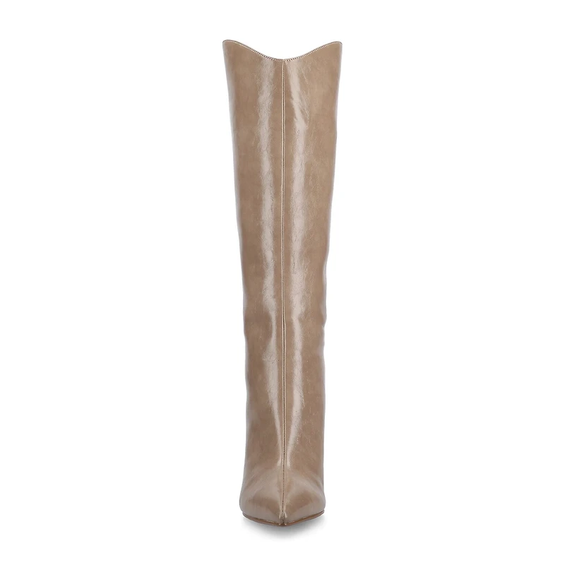 Journee Collection Womens Rehela-Wdwc Wide Calf Stiletto Heel Dress Boots Width