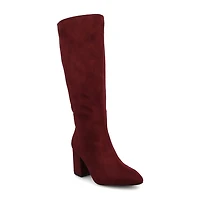 Journee Collection Womens Ameylia Block Heel Dress Boots