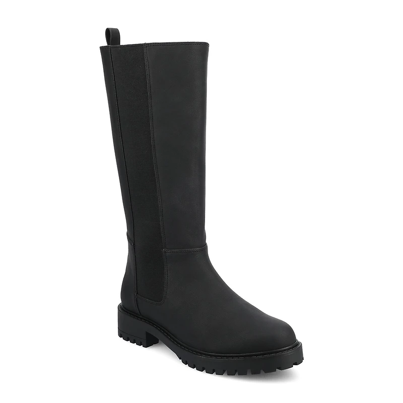 Journee Collection Womens Extra Wide Calf Block Heel Dress Boots