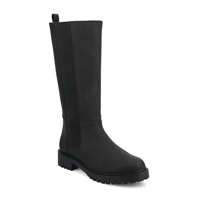 Journee Collection Womens Extra Wide Calf Block Heel Dress Boots