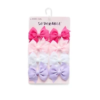 So Adorable Girls Baby And Toddler 8-pc. Hair Clip