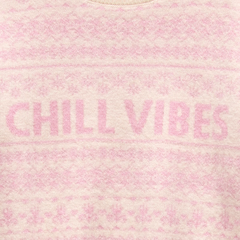 Thereabouts Little & Big Kid Girls Crew Neck Long Sleeve Pullover Sweater