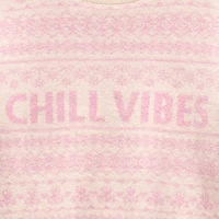Thereabouts Little & Big Kid Girls Crew Neck Long Sleeve Pullover Sweater