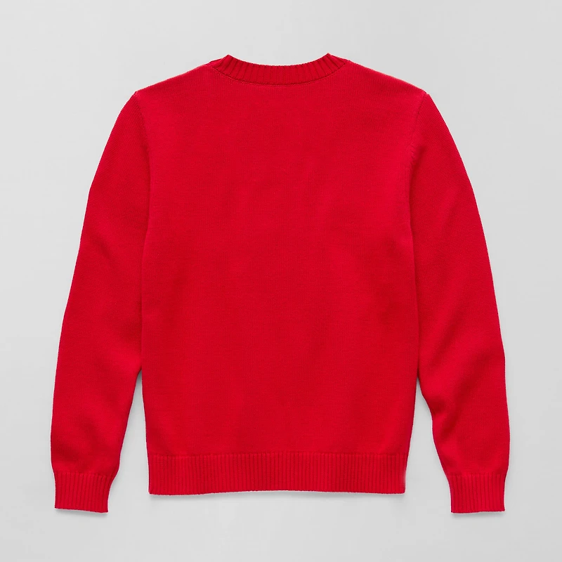 Thereabouts Little & Big Kid Boys Crew Neck Long Sleeve Pullover Sweater