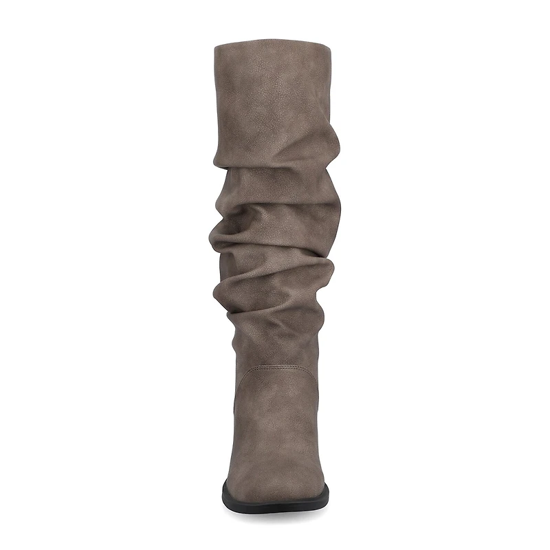 Journee Collection Womens Pennie Block Heel Dress Boots