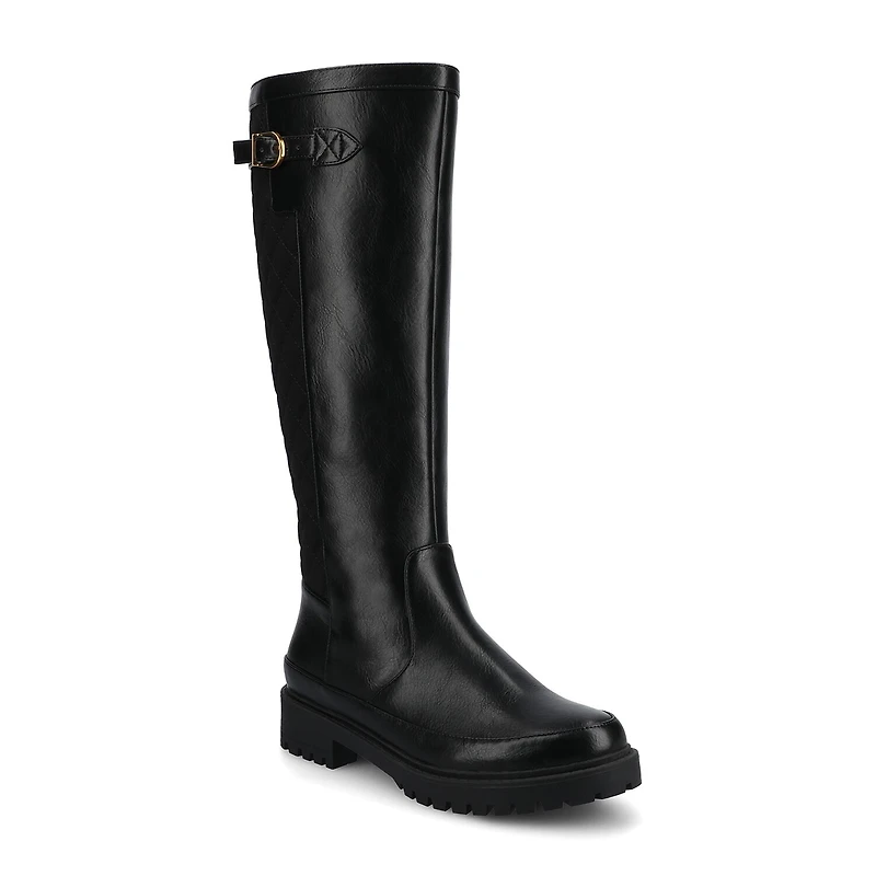 Journee Collection Womens Zemmie-Wc Wide Calf Block Heel Dress Boots