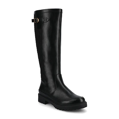Journee Collection Womens Zemmie-Wc Wide Calf Block Heel Dress Boots
