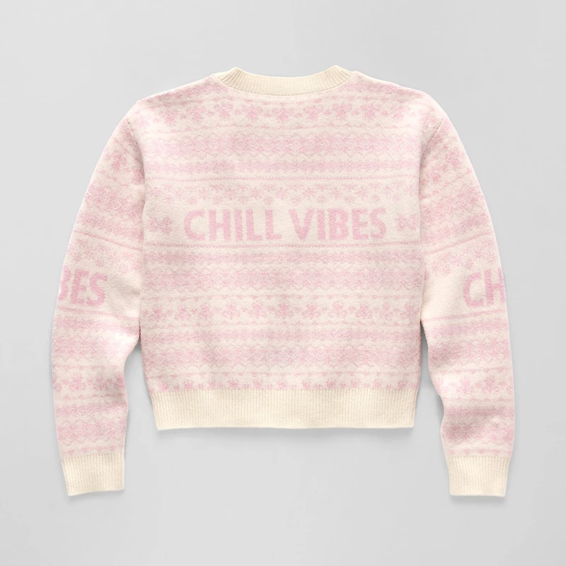 Thereabouts Little & Big Kid Girls Crew Neck Long Sleeve Pullover Sweater