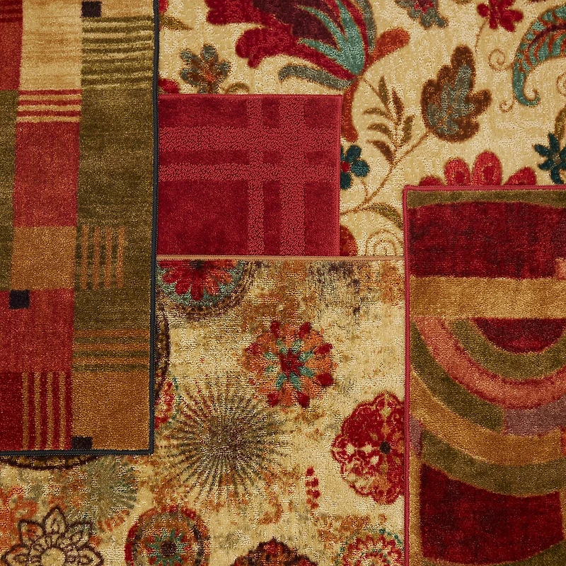 Mohawk Home Picasso Contemporary Washable Indoor Rectangular Runner