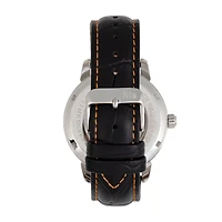 Reign Mens Automatic Black Leather Strap Watch Reirn5902