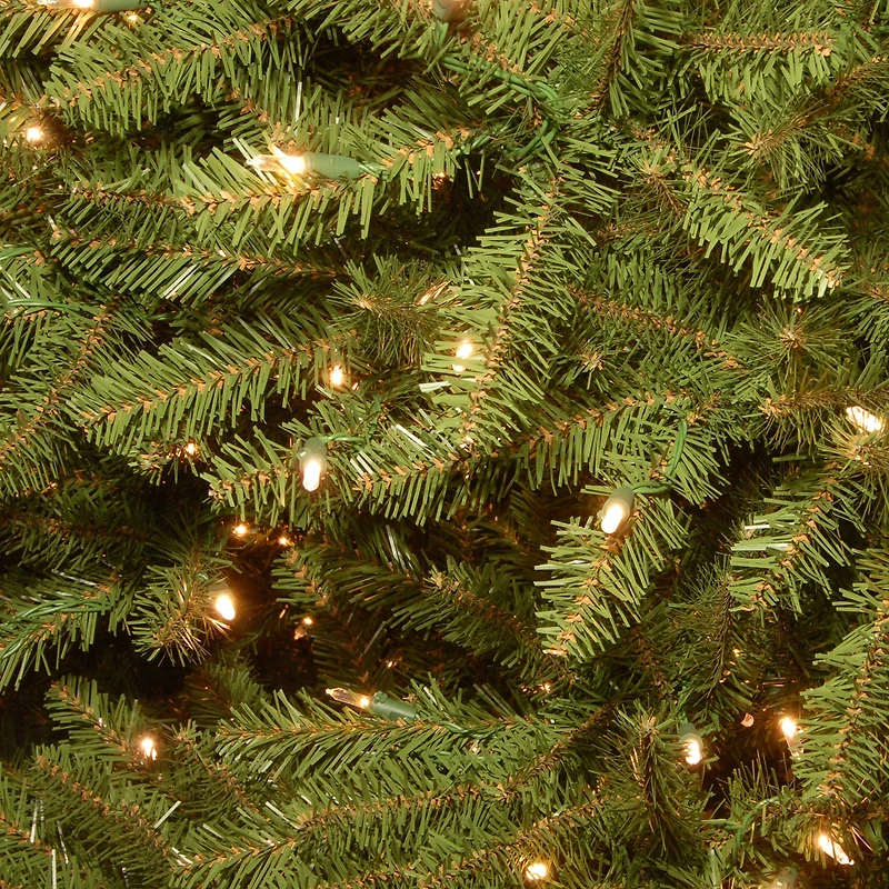 National Tree Co. Dunhill Fir Hinged 1/2 Foot Pre-Lit Fir Christmas Tree