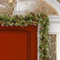 National Tree Co. Crestwood Spruce Christmas Indoor Outdoor Garland