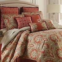 Rose Tree Harrogate Paisley 4-pc. Midweight REVERSIBLE Comforter Set