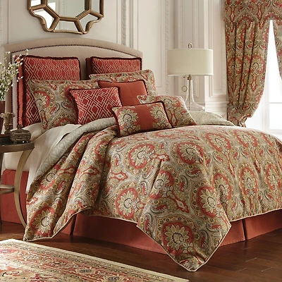 Rose Tree Harrogate Paisley 4-pc. Midweight REVERSIBLE Comforter Set