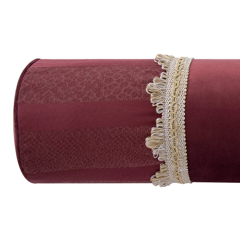 Rose Tree Emmaline Pieced Neckroll Cylinder Throw Pillow