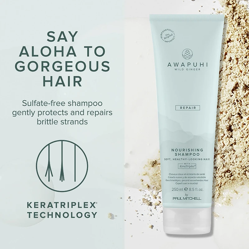 Awapuhi Wild Ginger Nourishing Shampoo 8.5 oz.