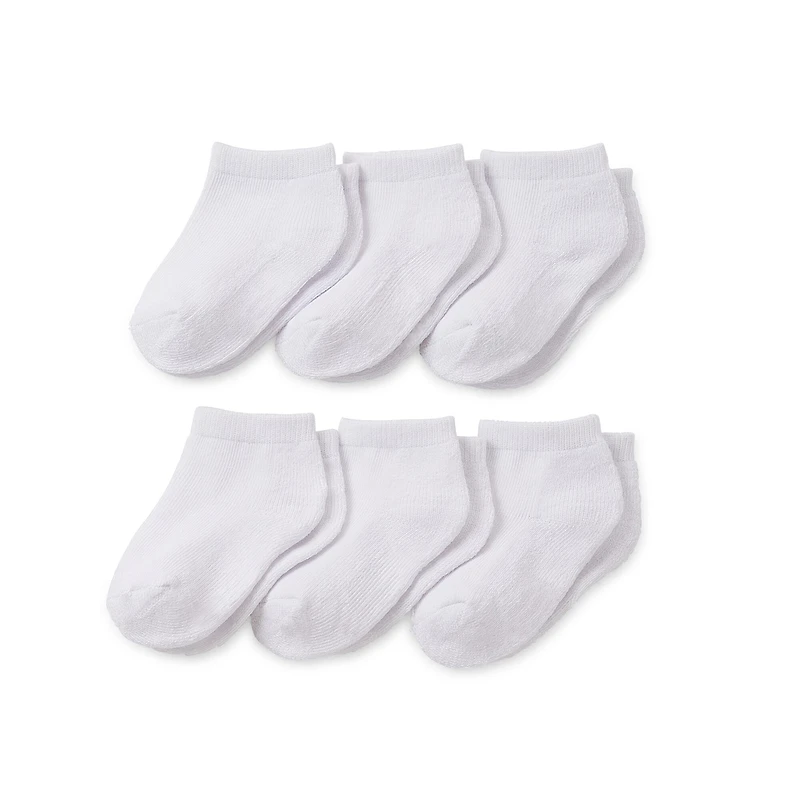 Piper & Jax Baby Boys 6 Pair Crew Socks