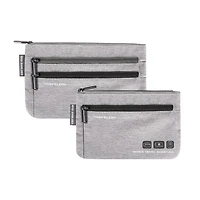 Travelon World Travel Essentials Set of 2 Currency and Passport Organizers
