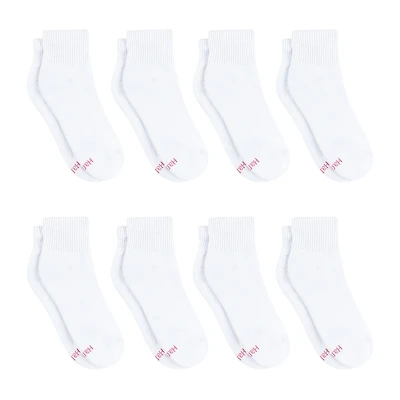Hanes Cool Comfort Cushion Womens Multi-Pack 8 Pair Quarter Ankle Socks
