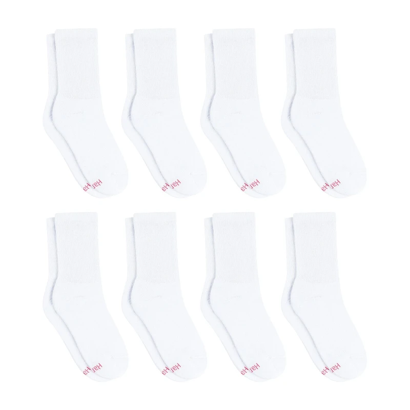 Hanes Cool Comfort Cushion Womens 8 Pair Crew Socks