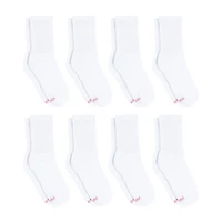 Hanes Cool Comfort Cushion Womens 8 Pair Crew Socks
