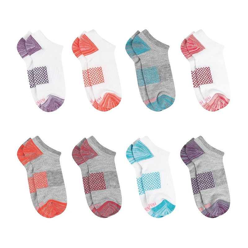 Hanes Cool Comfort Breathable Womens Multi-Pack 8 Pair No Show Socks