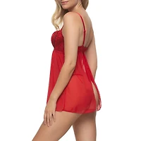 Jezebel Wish Mesh and Lace Babydoll - 999562