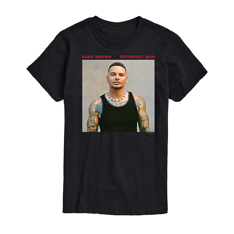 Kane Brown Different Man Tee Womens Juniors Crew Neck Short Sleeve Regular Fit Graphic T-Shirt