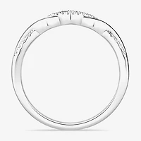 1/10 CT.T.W. Natural Diamond 10K or 14K White Gold Wedding Band