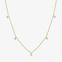 Diamond Addiction (G-H / Si2-I1) Womens 1/10 CT. T.W. Lab Grown White Sterling Silver 18 Inch Pendant Necklace