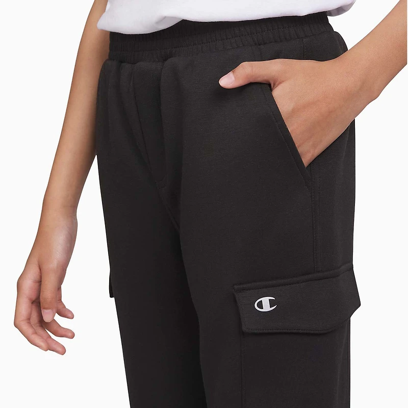 Champion Big Kid Girls Mid Rise Cuffed Active Cargo Pant