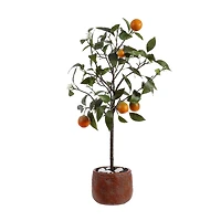 Safavieh Orange Indoor Artificial Tree