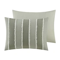 INK+IVY Shay Striped Cotton 3-pc. Duvet Cover Set