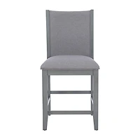 Linon Parrilla 2-pc. Counter Height Upholstered Bar Stool