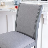 Linon Parrilla 2-pc. Counter Height Upholstered Bar Stool