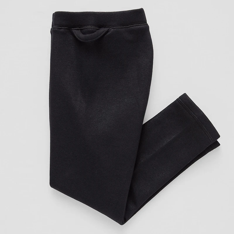 Thereabouts Little & Big Kid Girls Easy-on + Easy-off Seated Wear Fleece Full Length Leggings